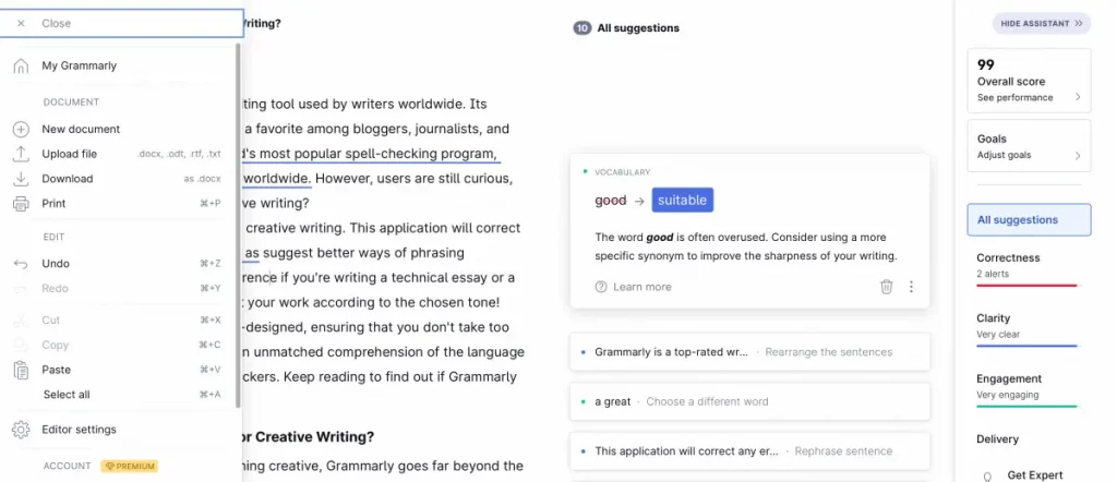 Is Grammarly Good for Creative Writing? 